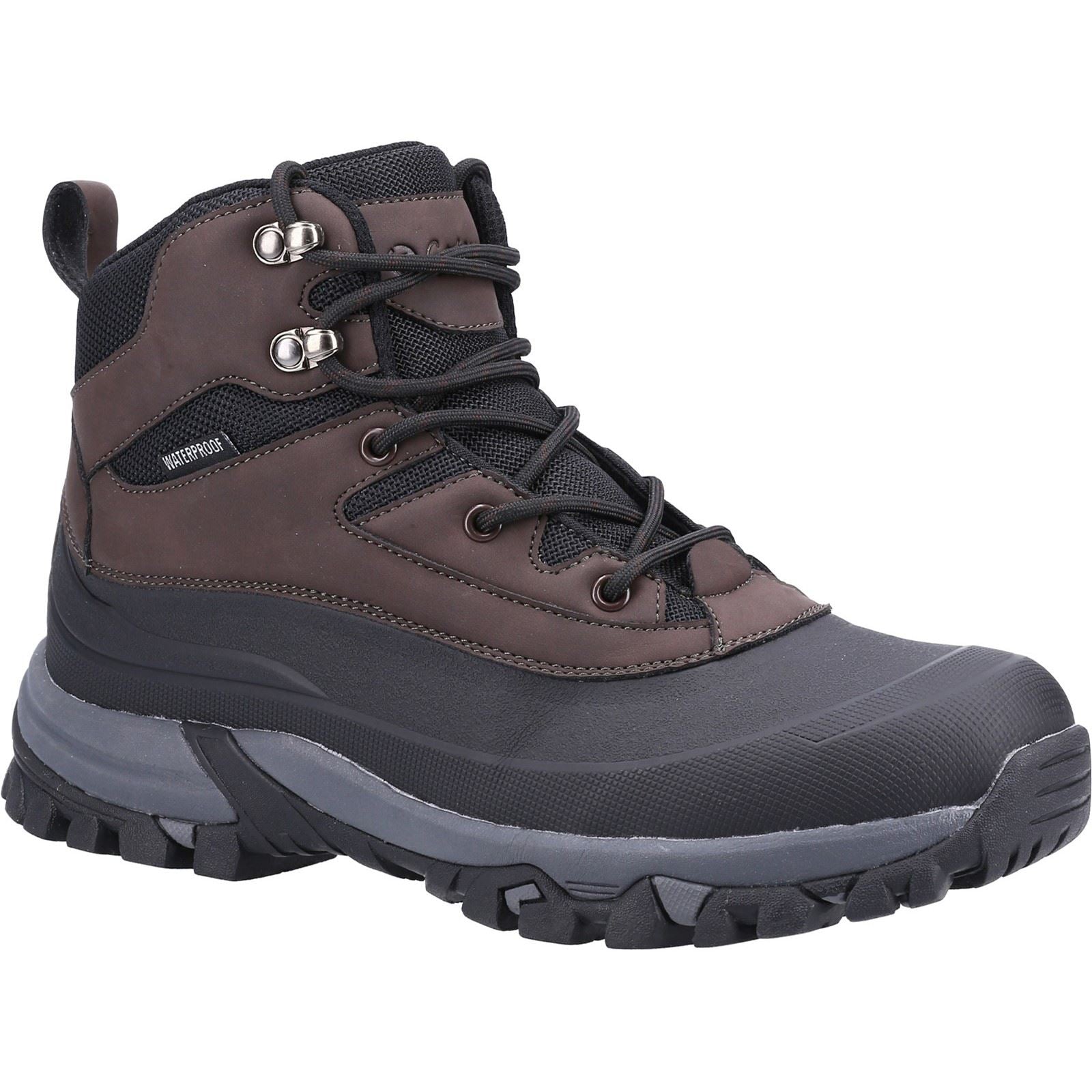 Cotswold Calmsden Bottes De Randonnée Marron Pour Hommes En Caoutchouc