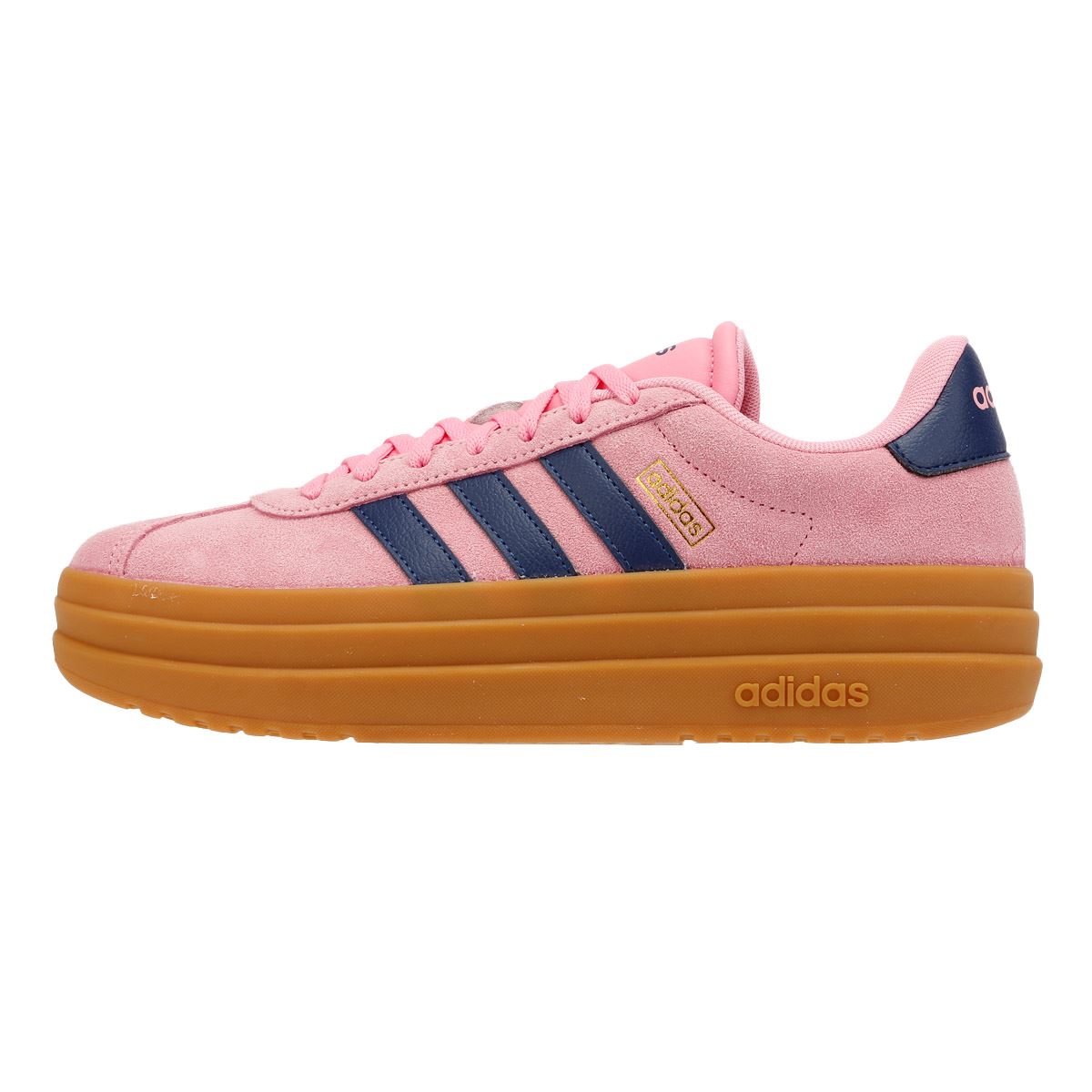 Adidas VL Court Bold Baskets Roses En Cuir Pour Femmes