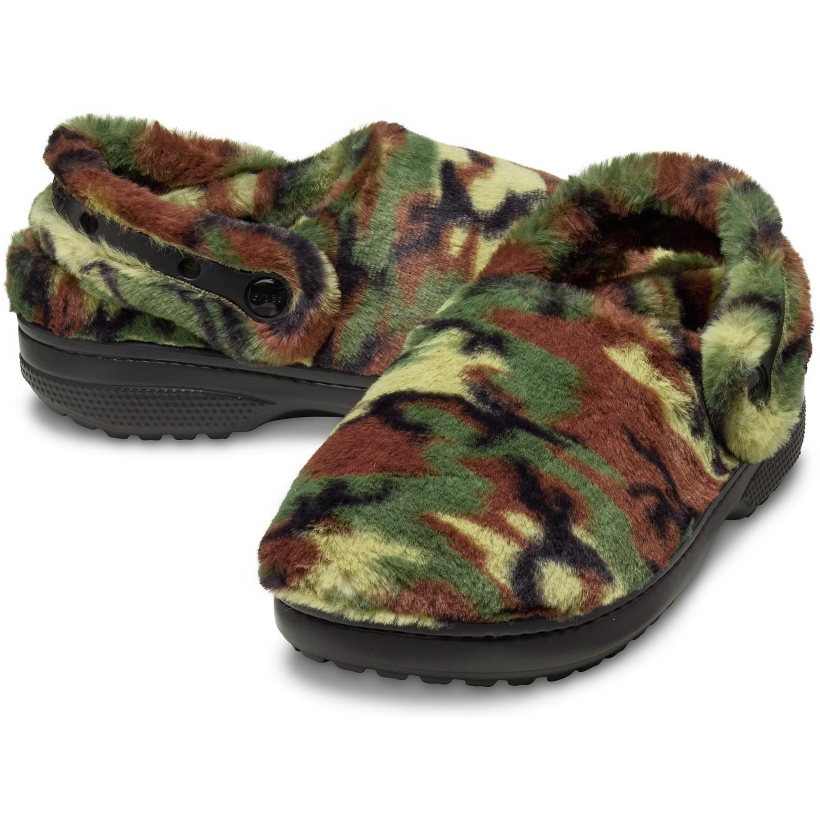 Crocs Classic Unfurgettable Clog Sabots En Mélange De Polyester Homme Vert Armée