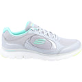 Skechers Flex Appeal 4.0 True Clarity Baskets En Cuir Pour Femmes Gris/Multicolore