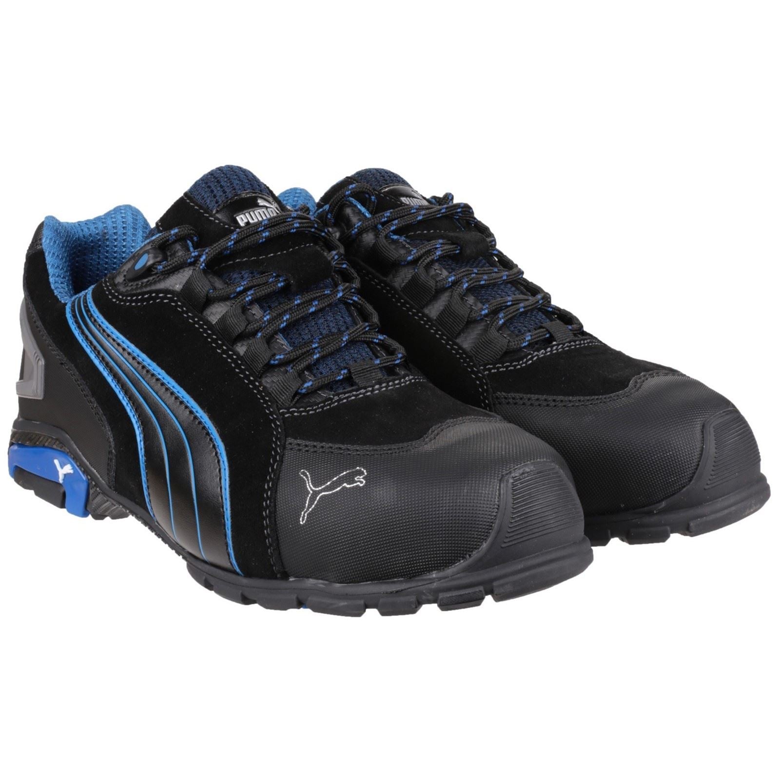 Puma Safety Baskets De Sécurité En Cuir Noir Rio Low