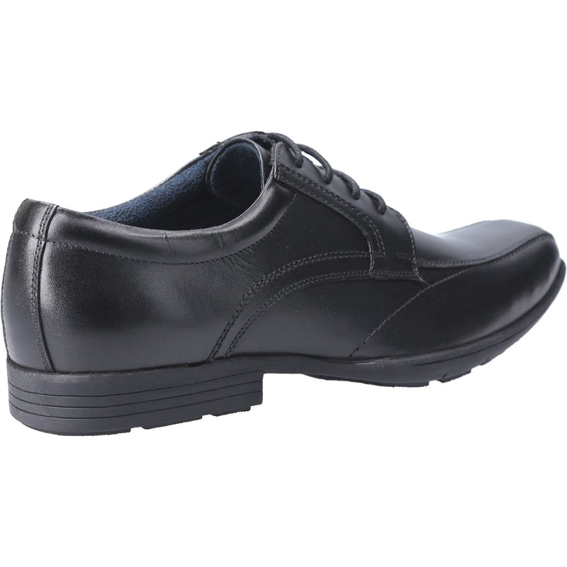 Pod Angus Chaussures Noires Pour Garçons En Cuir