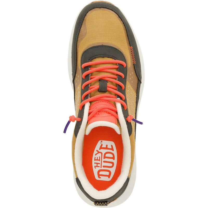 HEYDUDE Sirocco Alta Hype Baskets En Nylon Pour Hommes En Noyer