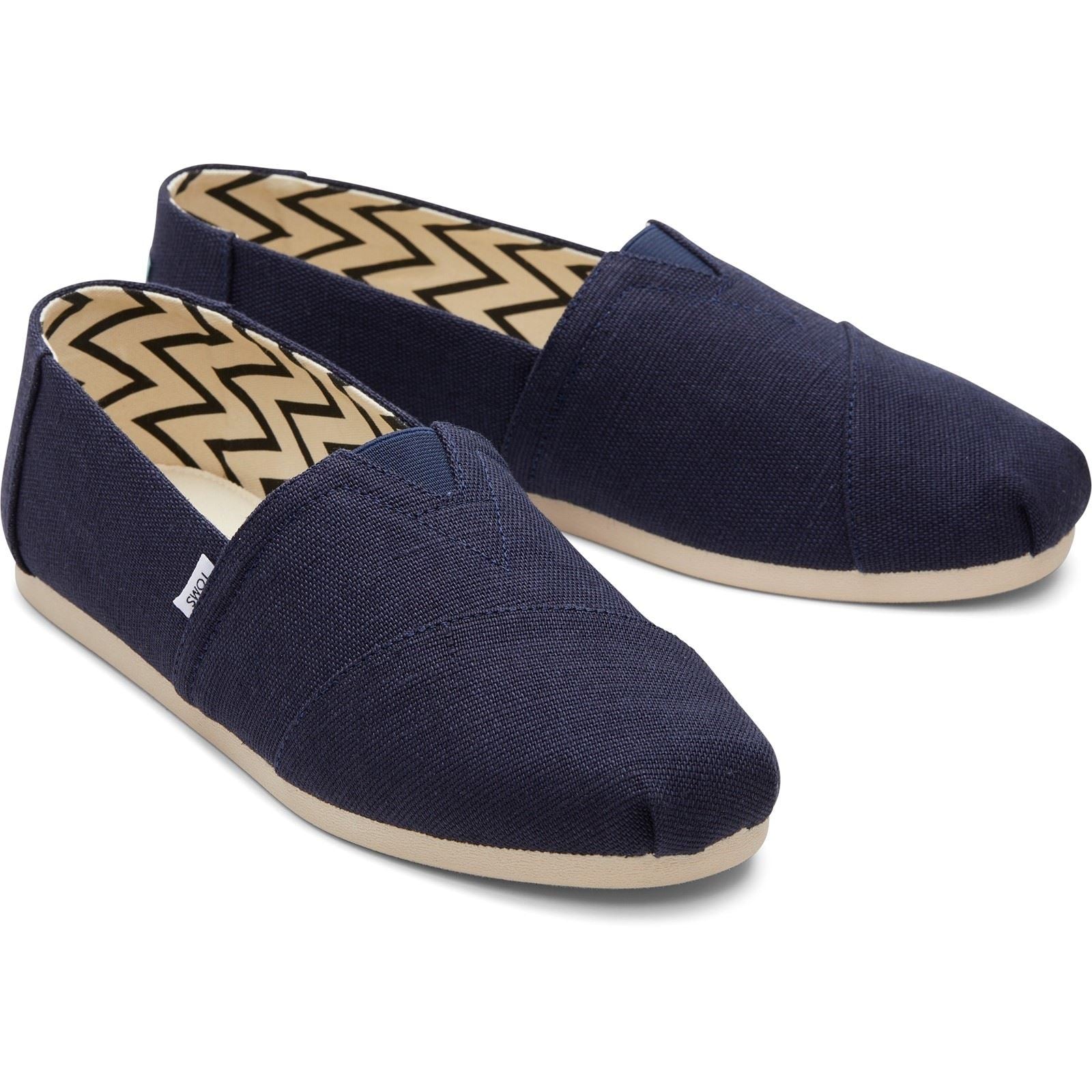 TOMS Alpargata Classic Espadrilles En Coton Pour Hommes, Couleur Marine