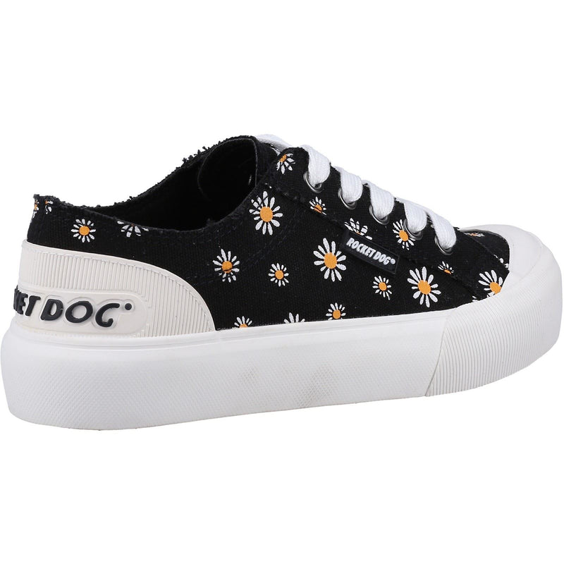 Rocket Dog Jazzin Plus Dixie Baskets De Sport En Coton Pour Femme, Noires