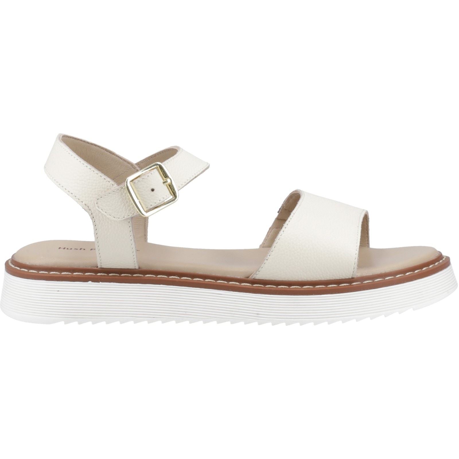 Hush Puppies Cassie Sandales Beige Pour Femme En Nubuck