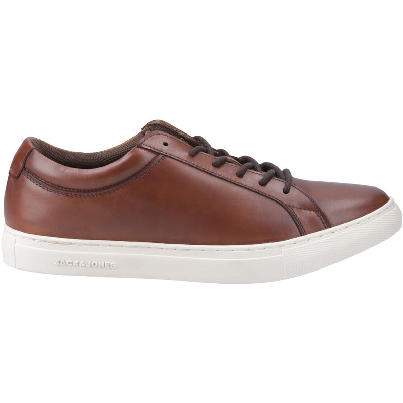Jack & Jones Galaxy Baskets En Cuir Pour Hommes Cognac
