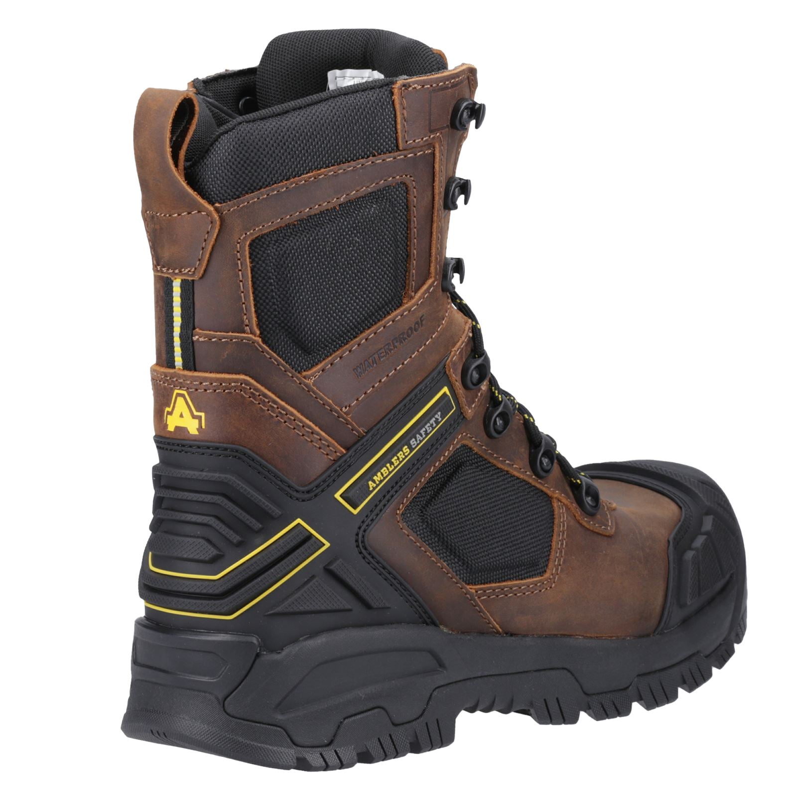 Amblers Safety Bottines De Sécurité En Cuir Brun Detonate