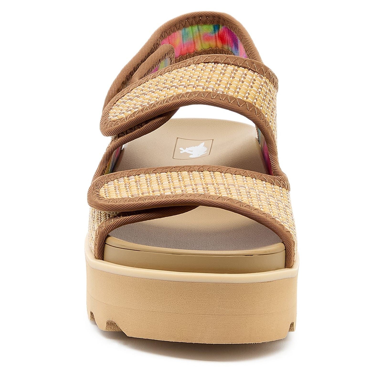 Rocket Dog Balmy Raffia Sandales Naturelles Pour Femmes En Textile
