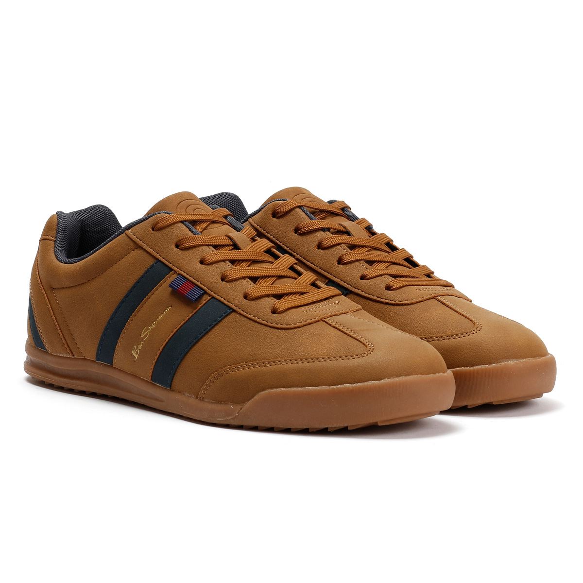 Ben Sherman Keeler Baskets Brunes Pour Hommes