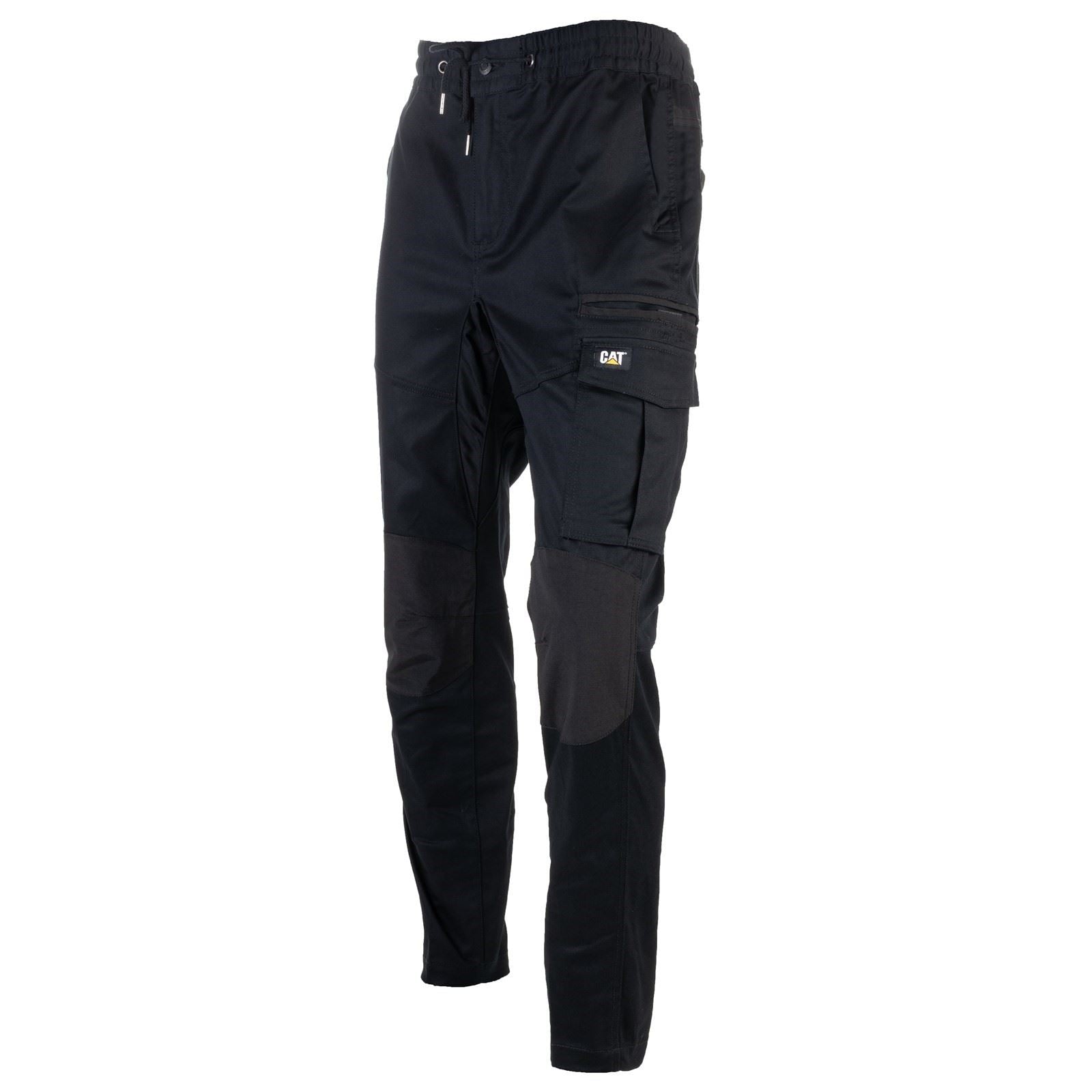 Caterpillar Dynamic Pantalons Noirs En Coton Pour Hommes - Extérieur