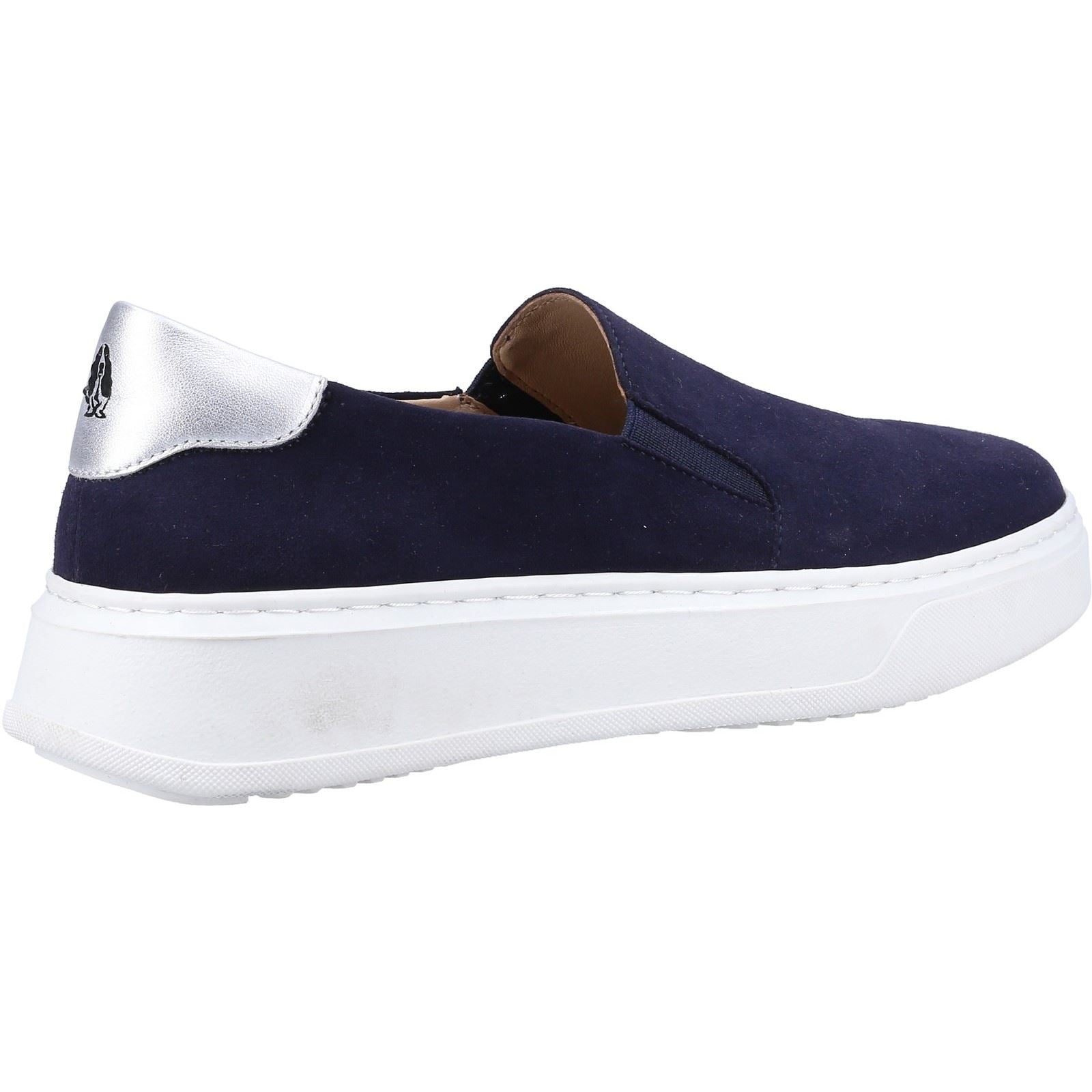 Hush Puppies Corinne Baskets En Cuir Pour Femme, Couleur Marine