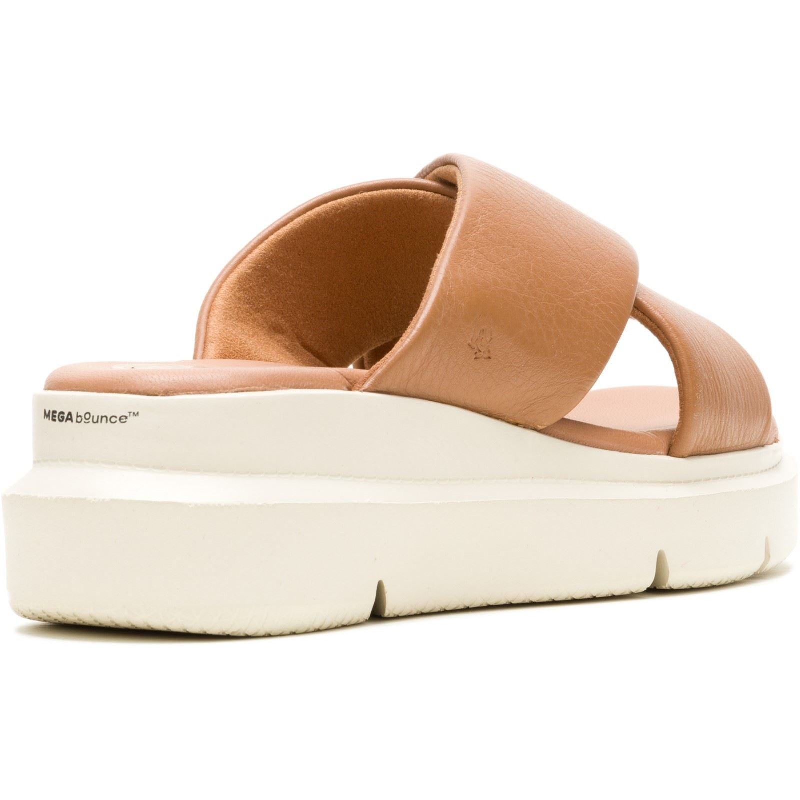Hush Puppies Uplift Sandales En Cuir Pour Femme Couleur Tan