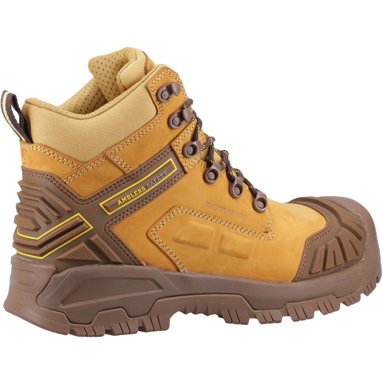 Amblers Safety Bottes De Sécurité En Cuir Ignite Honey