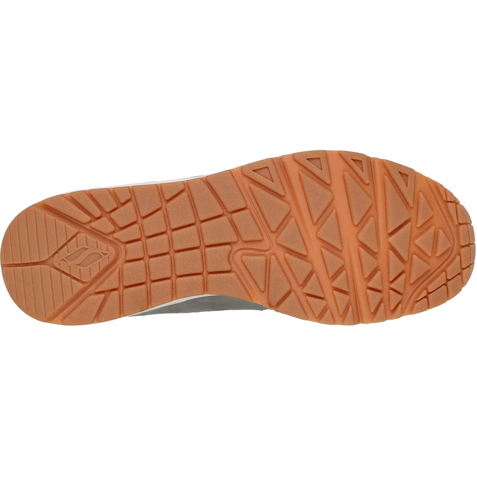 Skechers Uno Stacre 2.0 Chaussures De Sport Pour Homme En Cuir Vert Sauge
