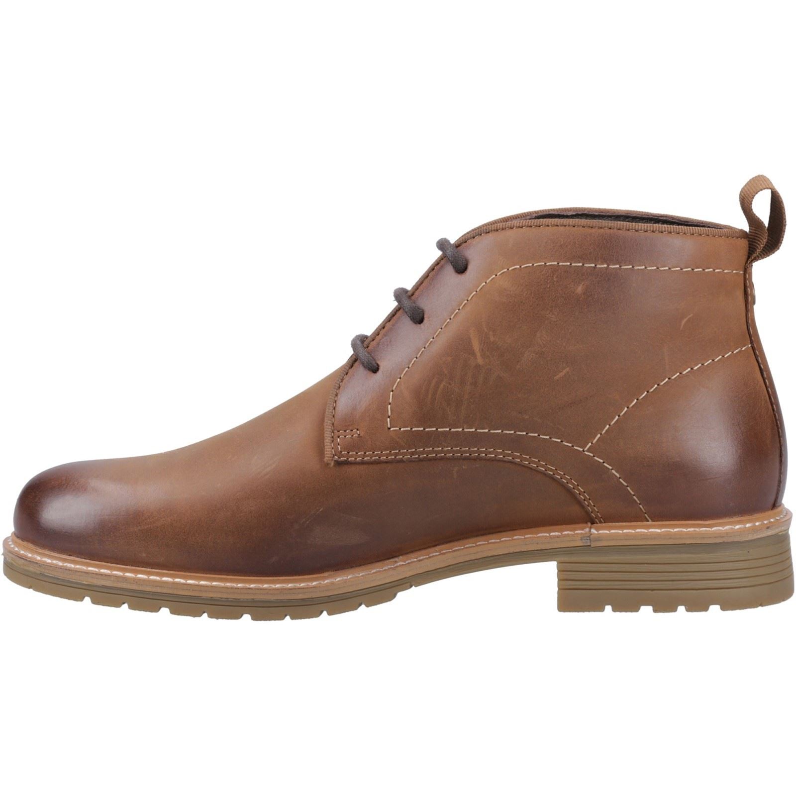 Hunter Jura Bottes Pour Homme En Cuir Marron Foncé