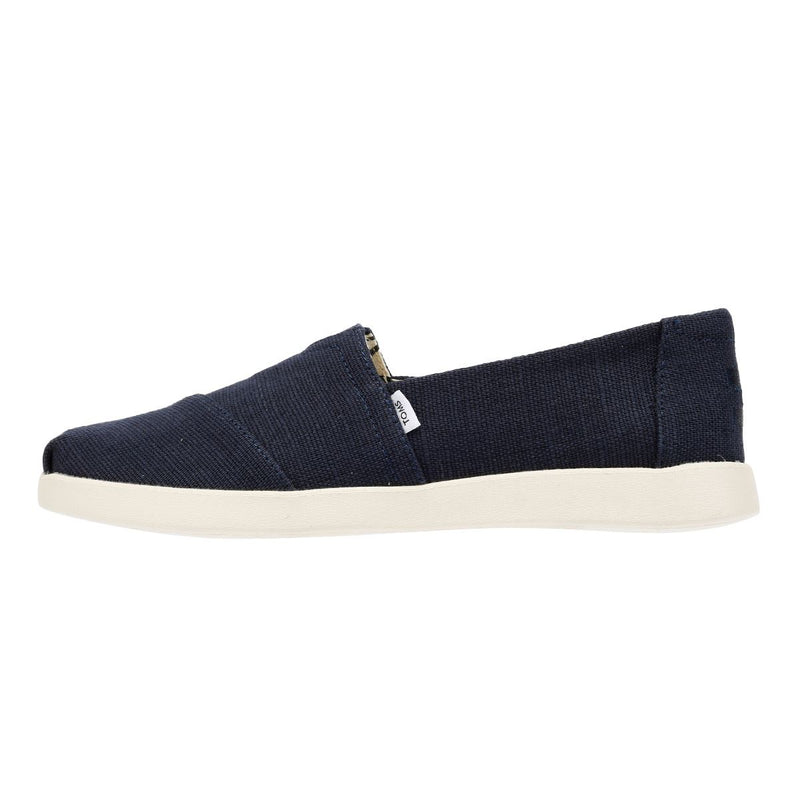 TOMS Alpargata Plus Heritage Espadrilles Bleues En Toile Pour Femmes
