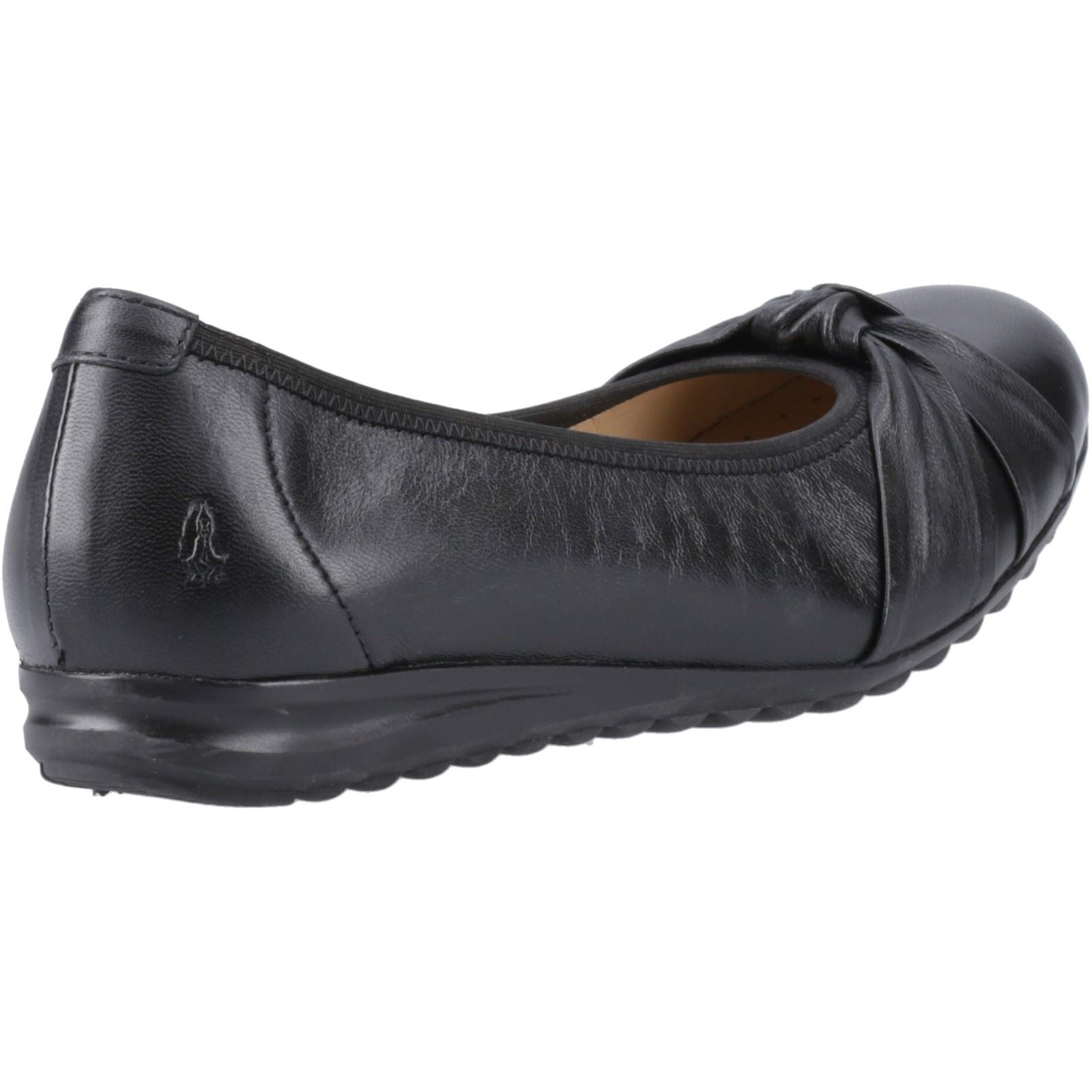 Hush Puppies Lilith Ballerines Noires En Cuir Pour Femmes