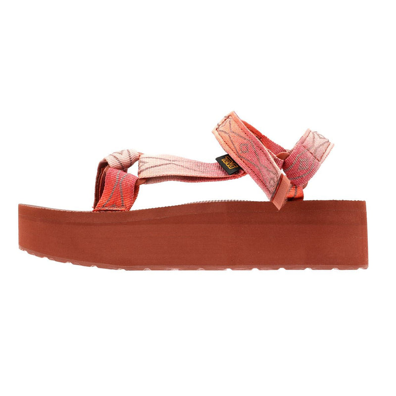 Teva Flatform Universal Sandales Rouges Pour Femmes