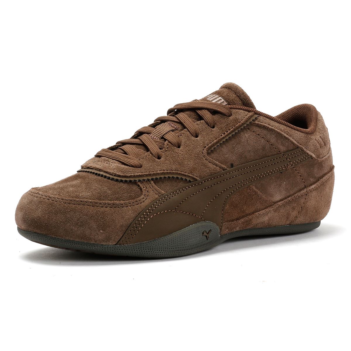 Puma Bella Mina Baskets Brunes Pour Femmes Suede