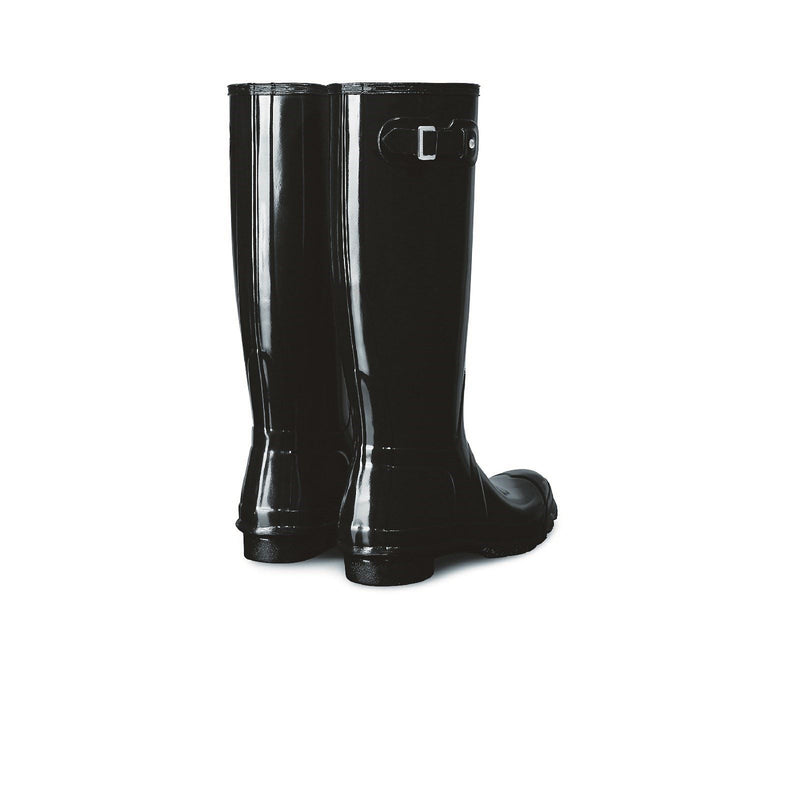 Hunter Original Tall Gloss Bottes En Caoutchouc Pour Femmes, Noires