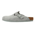Birkenstock Boston Sabots Gris En Daim