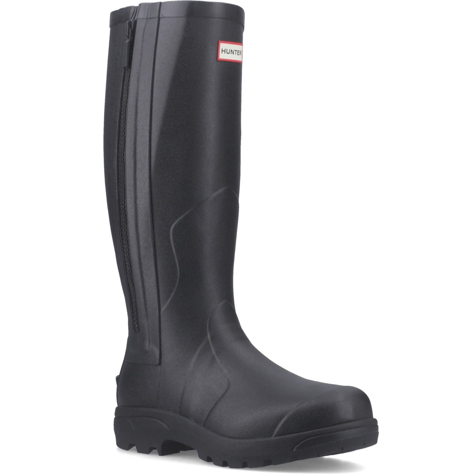 Hunter Balmoral MK II Boot Bottes De Pluie Noires En Caoutchouc Pour Hommes