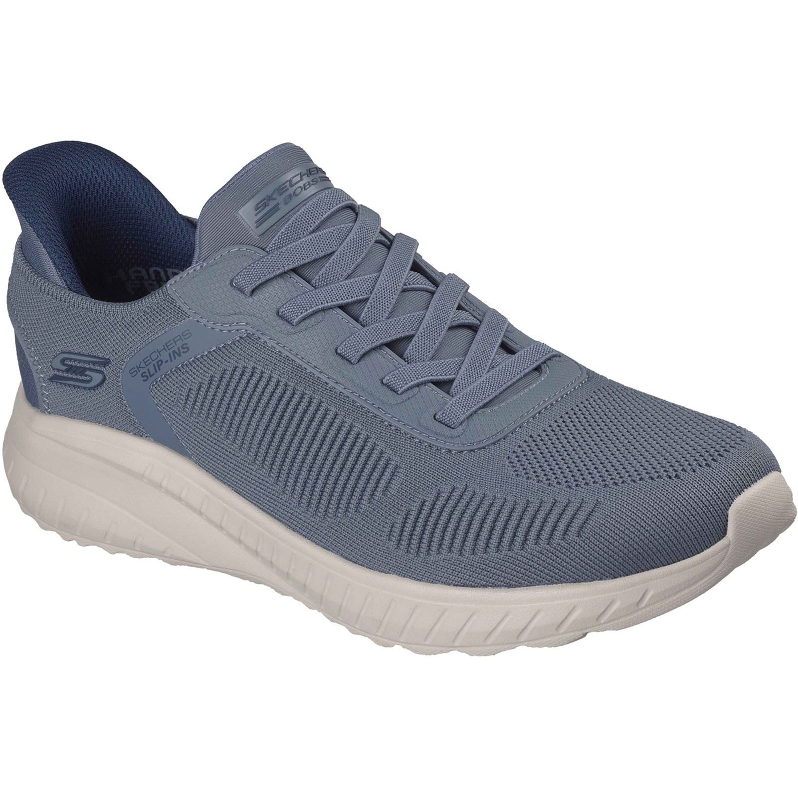 Skechers BOBS Sport Squad Chaos Solid Step Baskets Slate Pour Hommes En Textile