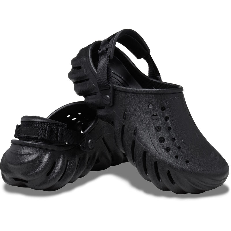 Crocs Echo Sabots Noirs En Thermoplastique