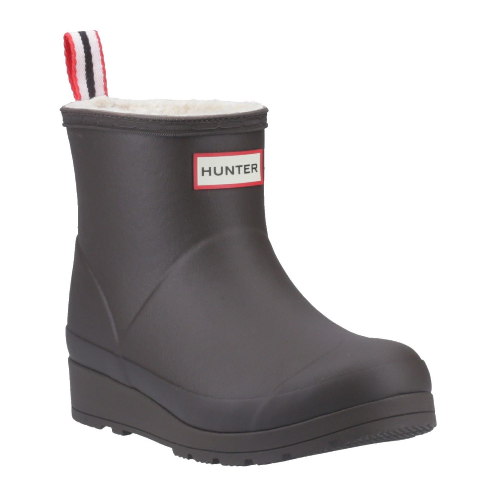 Hunter Play Short Bottes En Caoutchouc Pour Femmes De Couleur Marron Chocolat