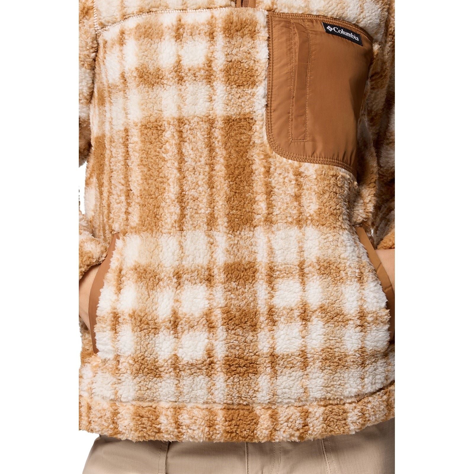 Columbia West Bend 1/4 Zip II Pull En Polyester Pour Femme Marron