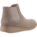 Hush Puppies Leonie Femmes Chaussons Chelsea Plats En Daim Taupe