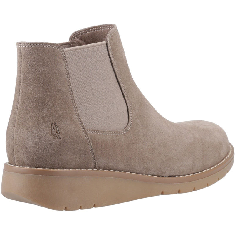 Hush Puppies Leonie Femmes Chaussons Chelsea Plats En Daim Taupe