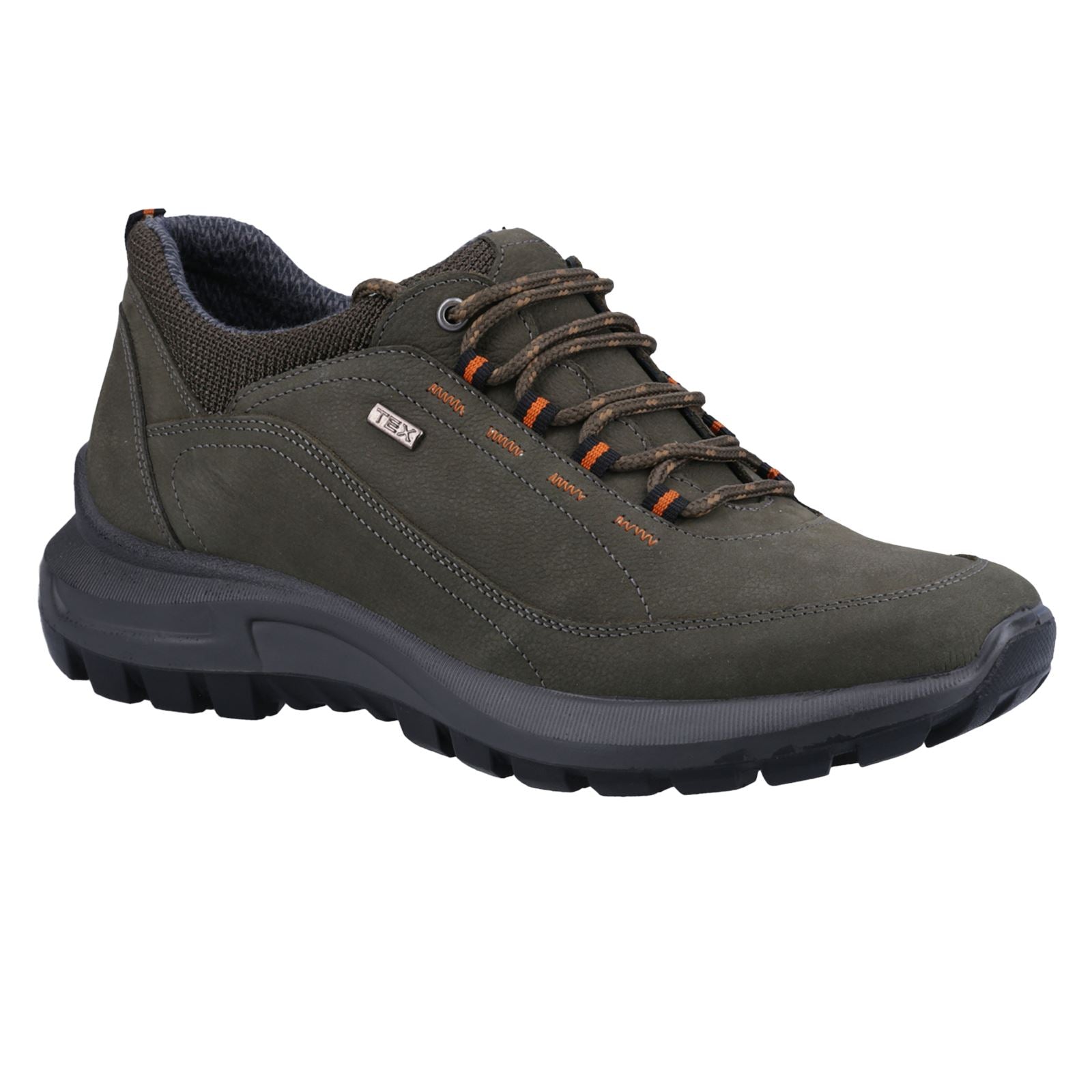 Cotswold Dumbleton Chaussures En Cuir À Lacets Pour Homme, Couleur Kaki