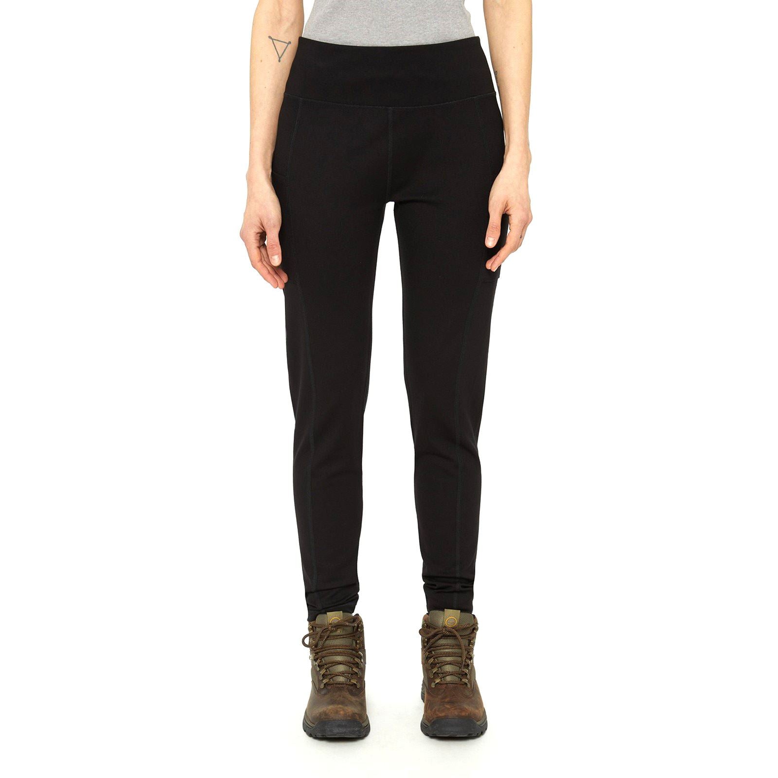 Dickies Double Pocket Legging Pantalons De Randonnée Pour Femmes Noirs En Viscose