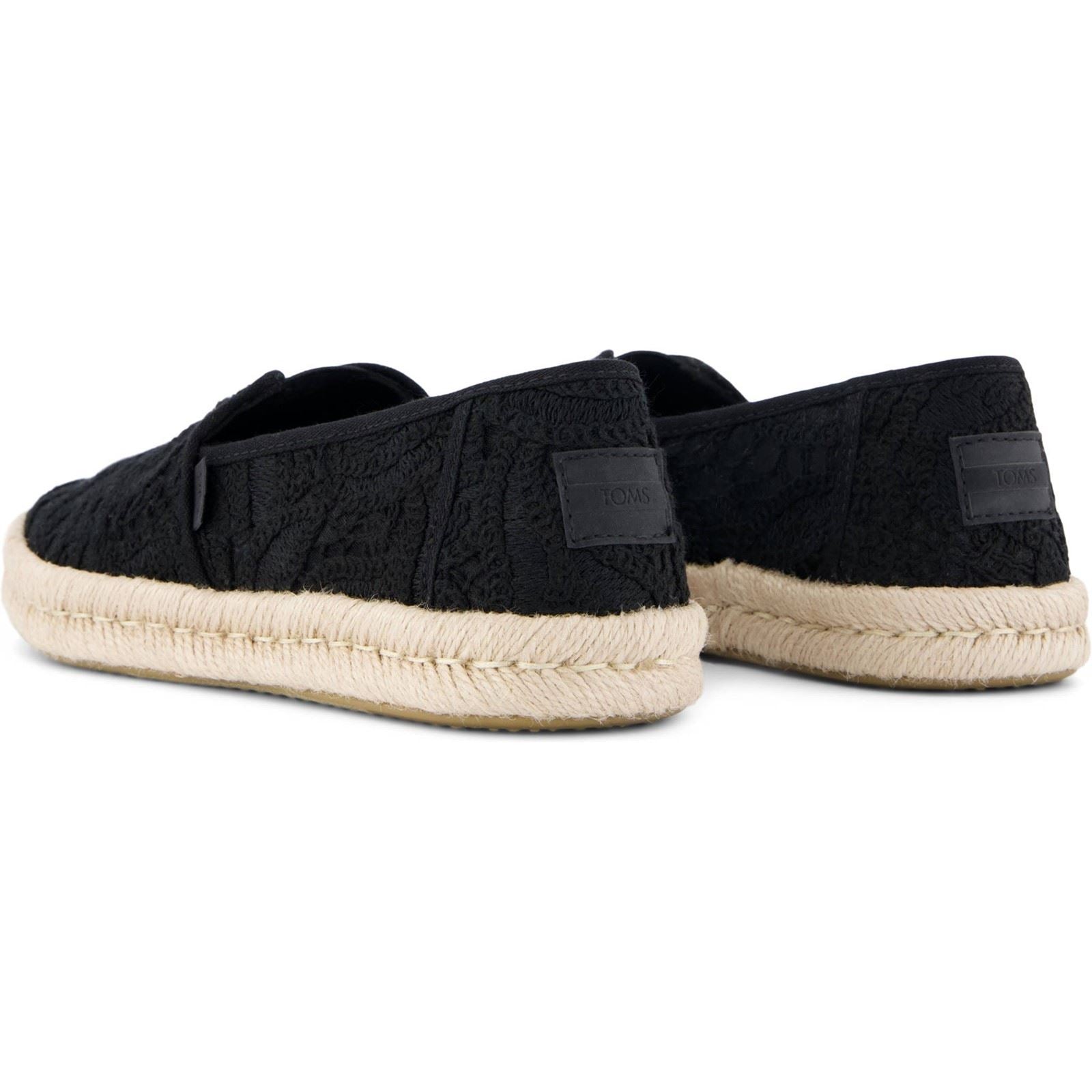 TOMS Alpargata Rope 2.0 Shoe Espadrilles Noires En Coton Pour Femmes