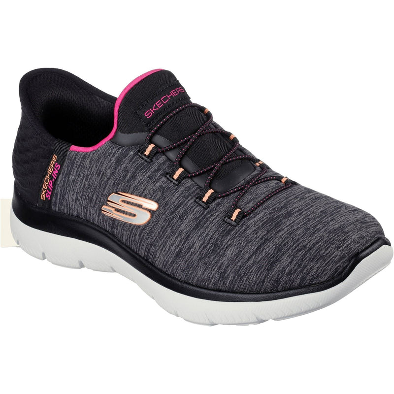 Skechers Summits Dazzling Haze Chaussures De Sport Pour Femmes Noires/Multicolores