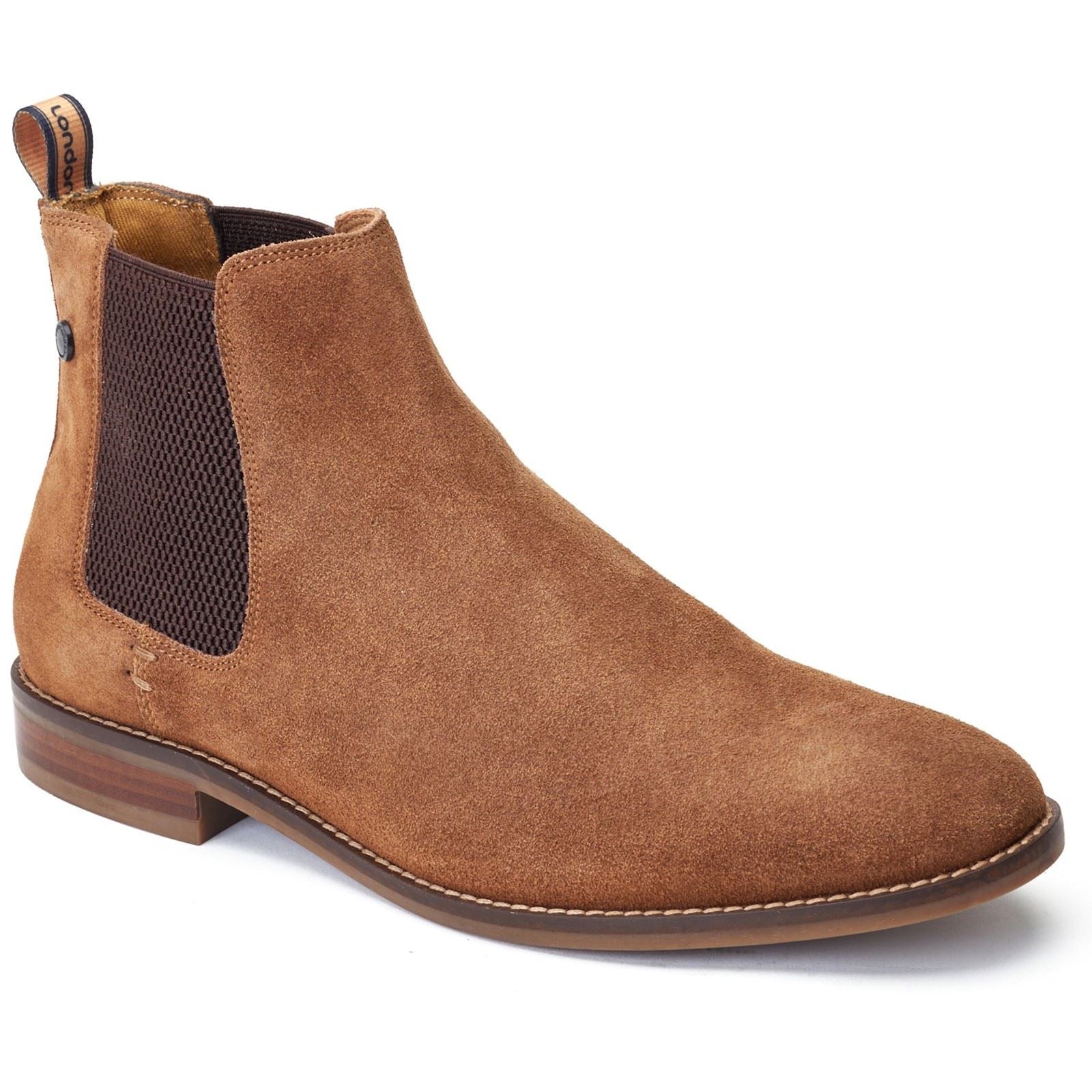 Base London Virgil Bottes En Cuir Pour Hommes Couleur Gingembre
