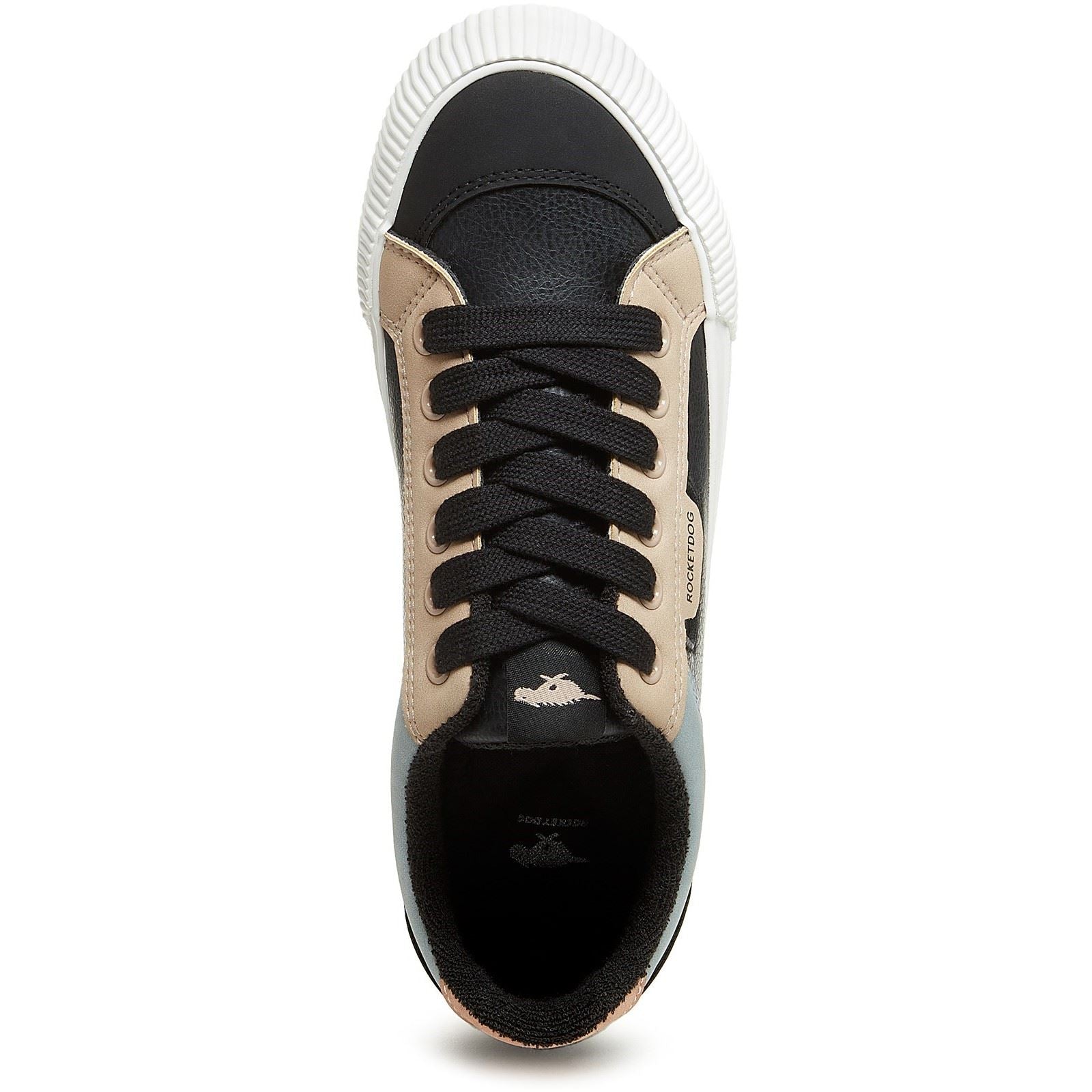 Rocket Dog Cheery Blocked Sporty Baskets Combinées Noires Pour Femmes
