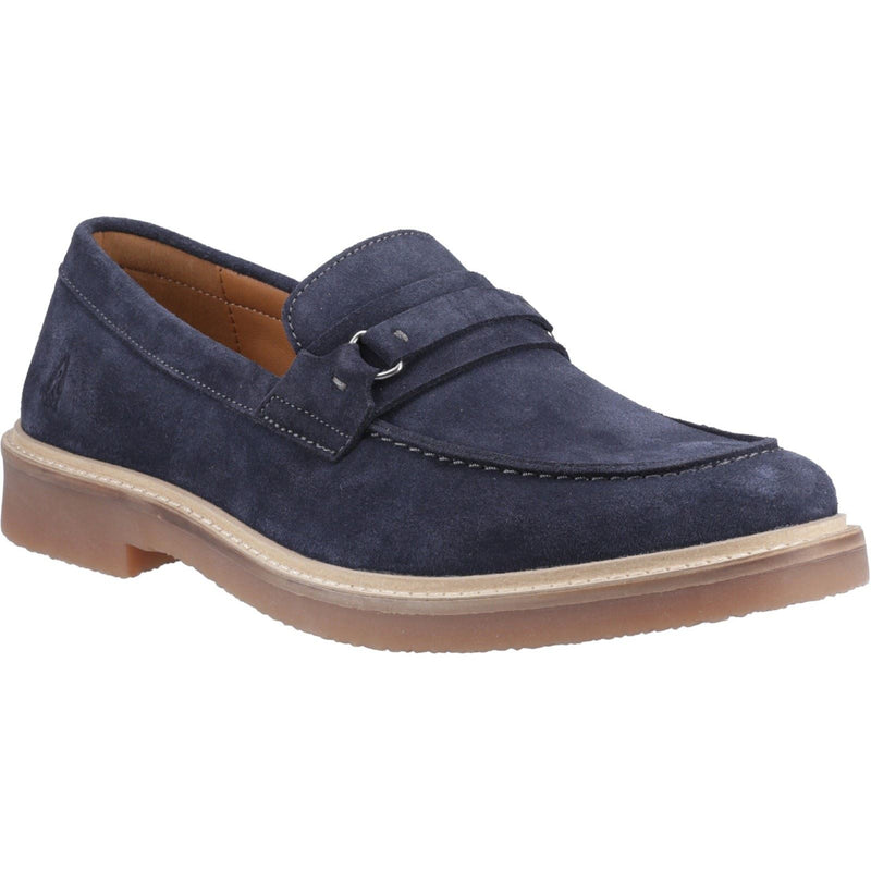 Hush Puppies Gryffin Chaussures Bateau En Cuir Pour Homme Couleur Marine