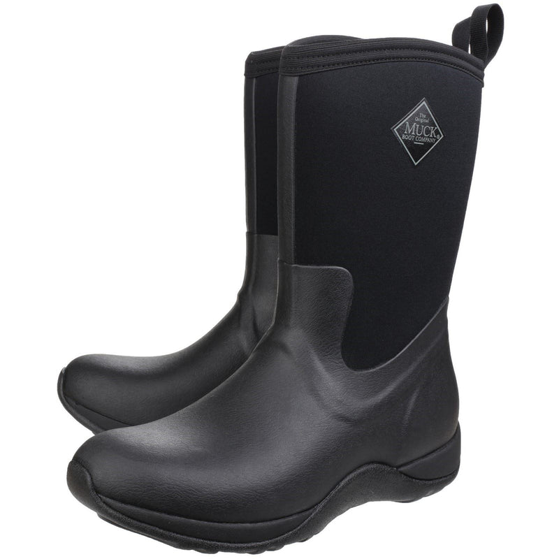 Muck Boots Arctic Weekend Bottes En Caoutchouc Noires Wellington