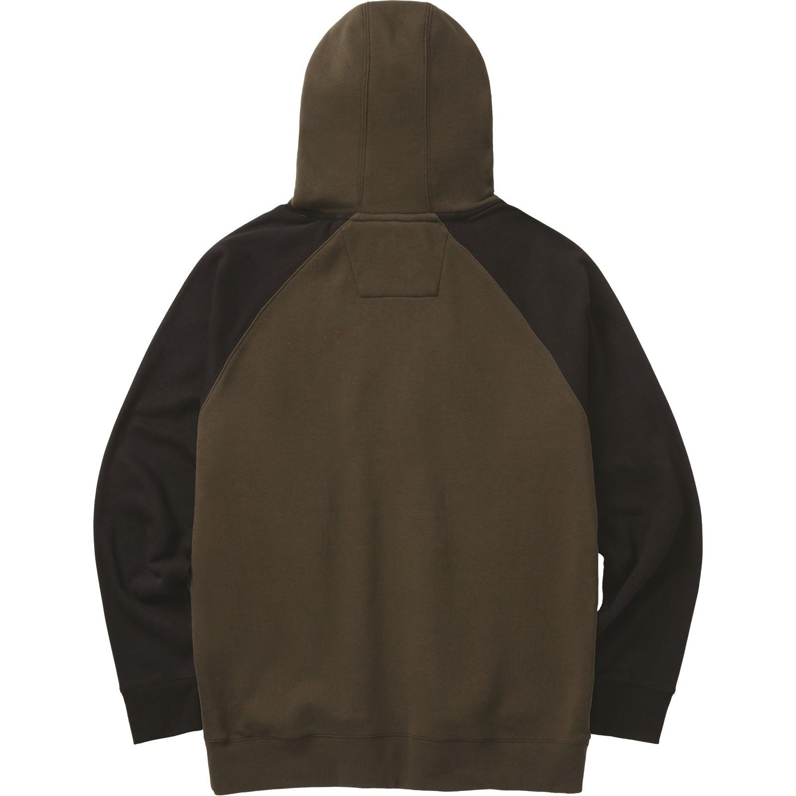 Caterpillar Raglan Sweat À Capuche Vert En Coton Pour Homme