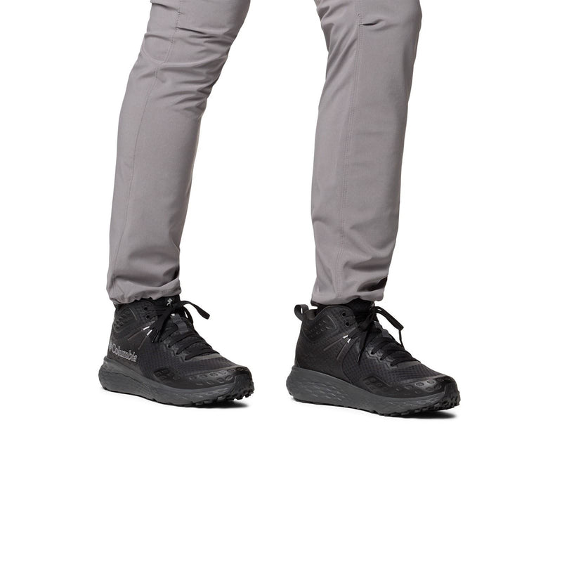 Columbia Konos TRS Outdry Mid Bottes De Randonnée En Polyester Pour Hommes Noires/Requin