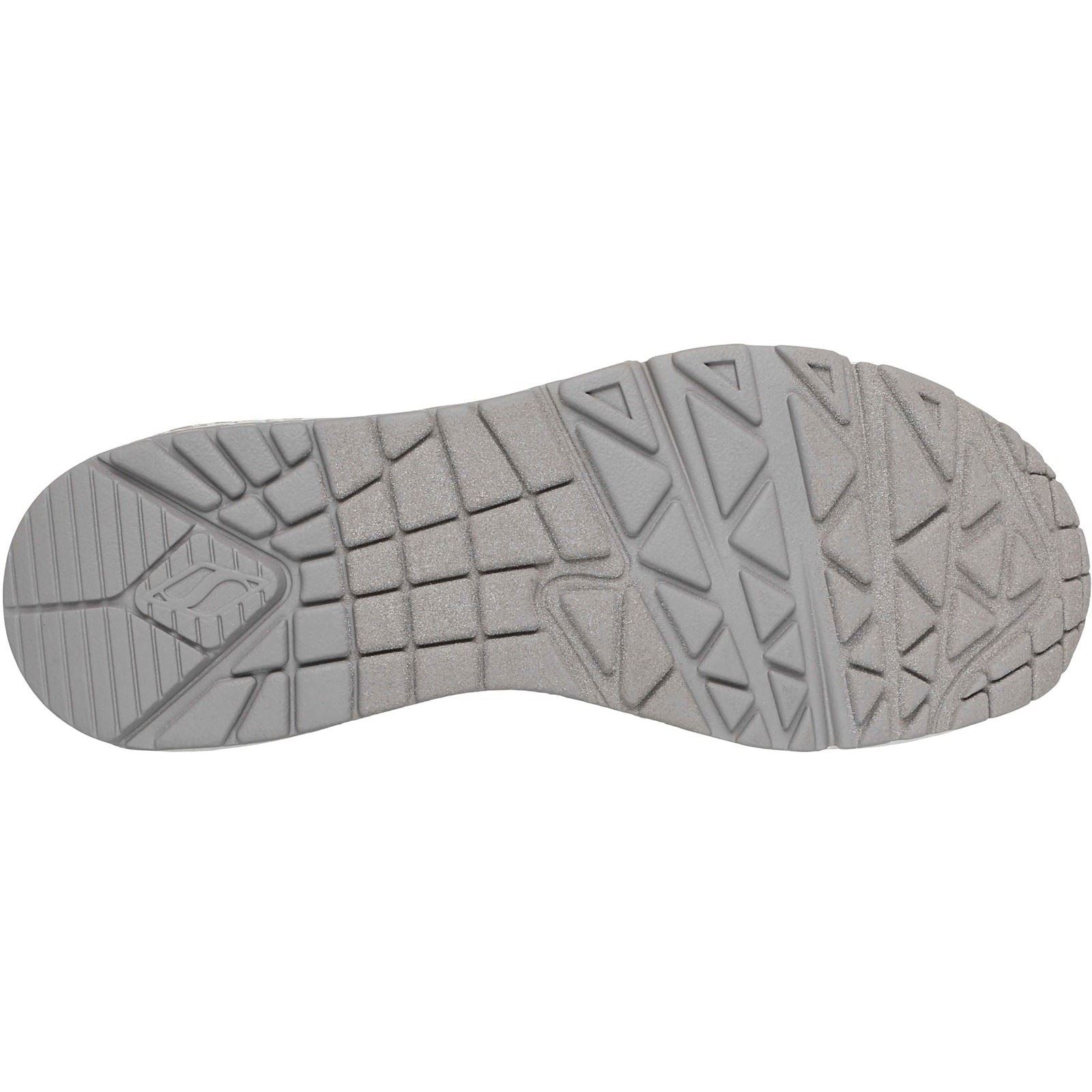 Skechers Uno Safari Time Baskets Blanches/ Léopard En Polyuréthane Pour Femmes