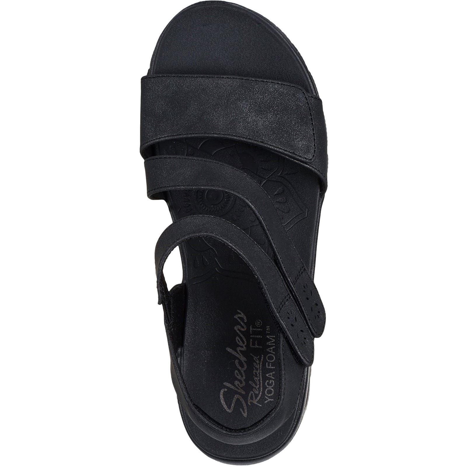 Skechers Easy Going Sandales Noires Pour Femmes