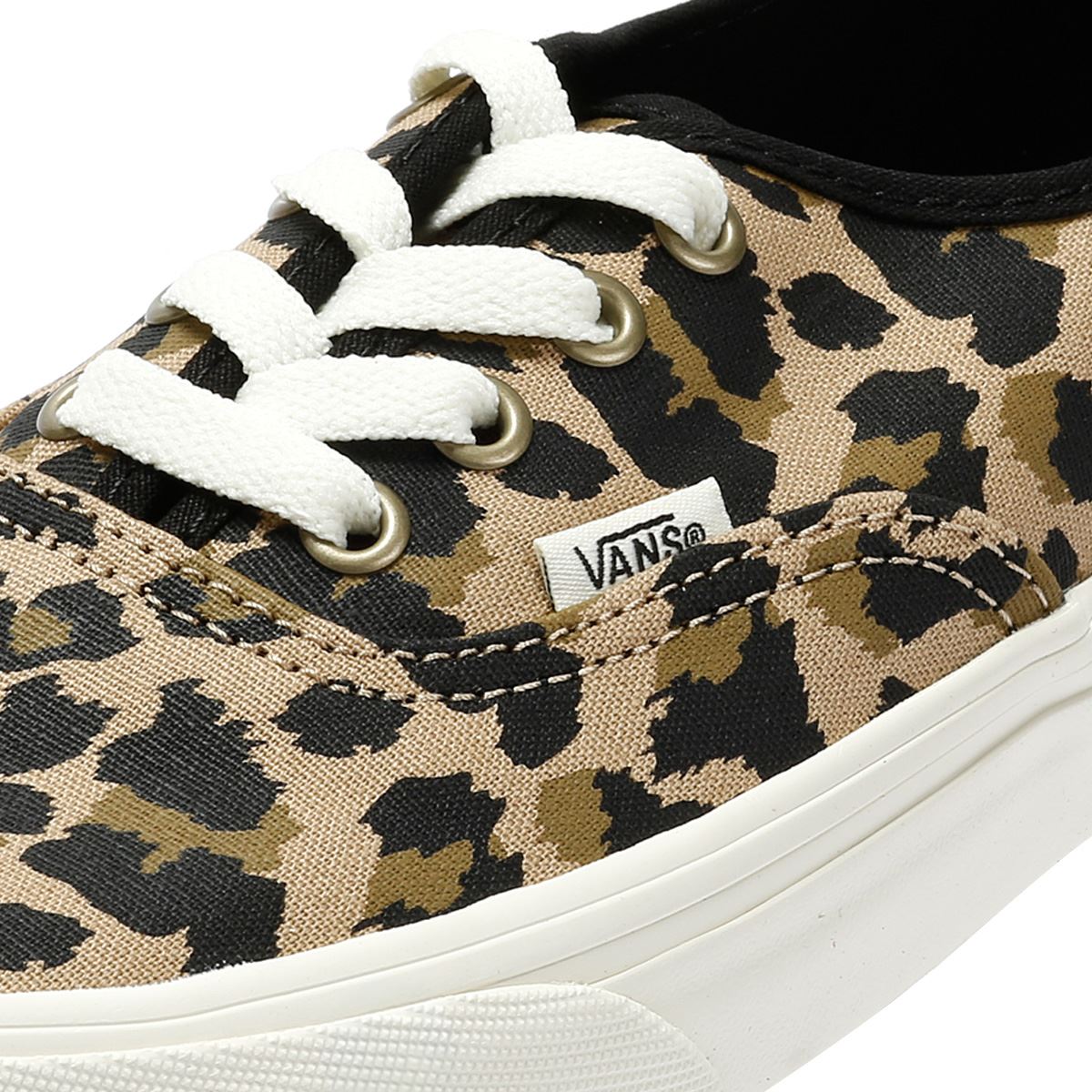 Vans Authentic Baskets Beiges En Toile Pour Femmes
