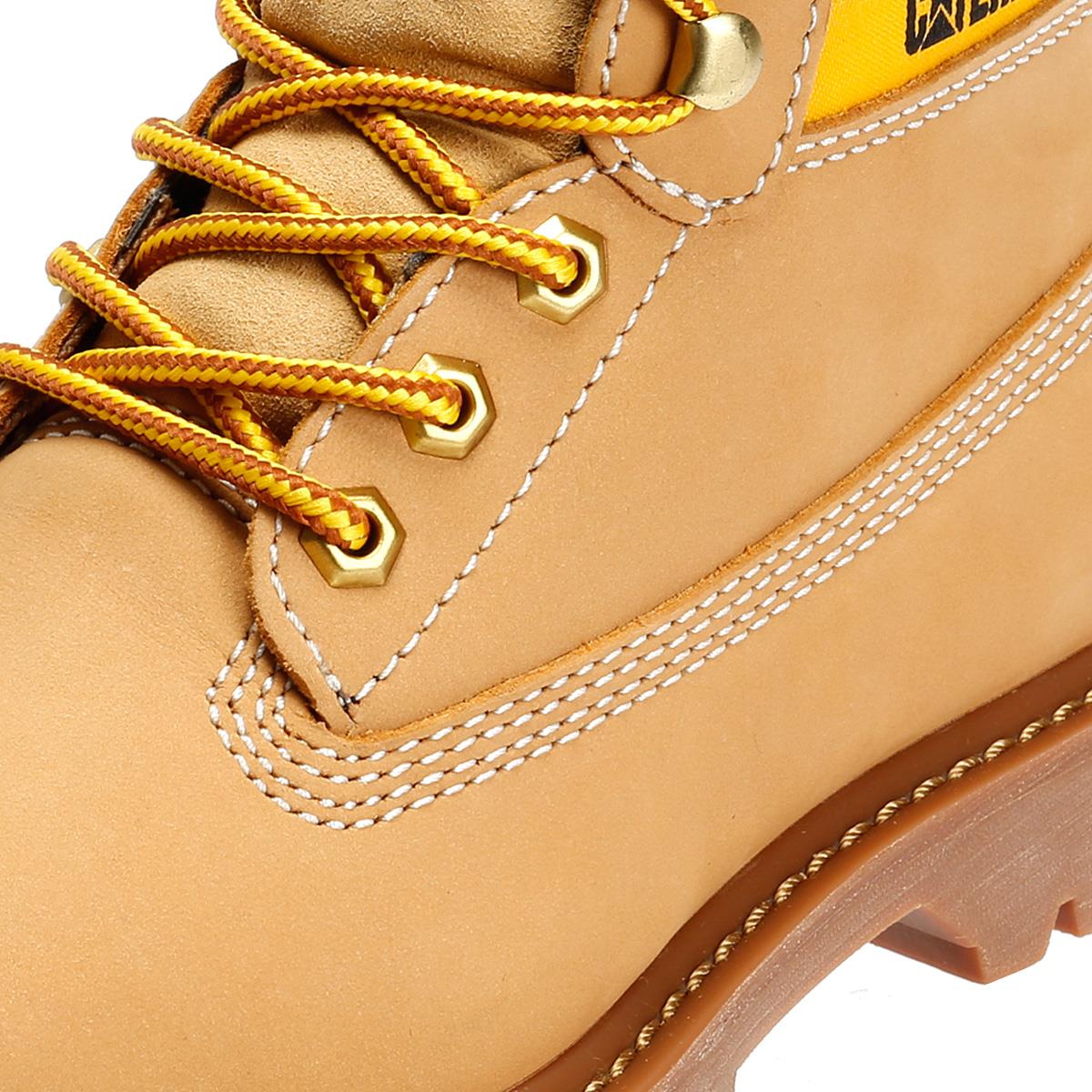 Caterpillar Colorado 2.0 Tractor Bottes Beiges En Cuir Pour Homme