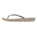 FitFlop Iqushion Ombre Sparkle Tongs Pour Femmes En Caoutchouc Beige