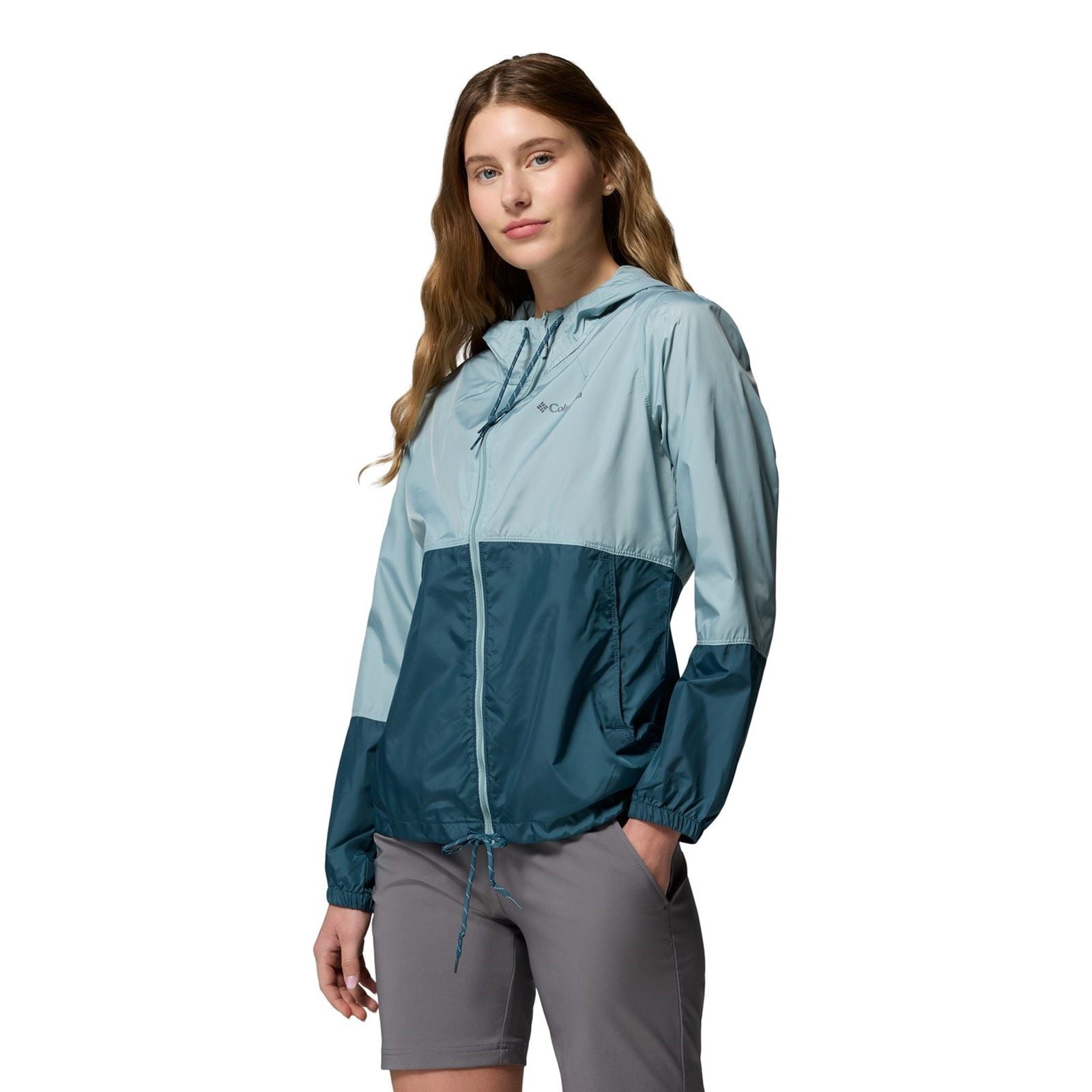 Columbia Flash Forward II Vestes Coupe-Vent Bleues Pour Femmes