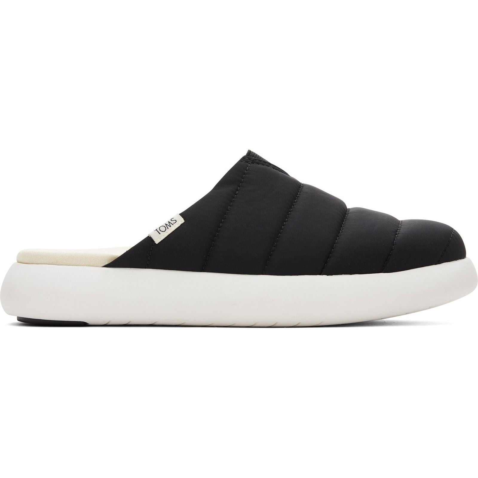 TOMS Alpargata Mallow Mules Noires En Nylon Pour Femmes